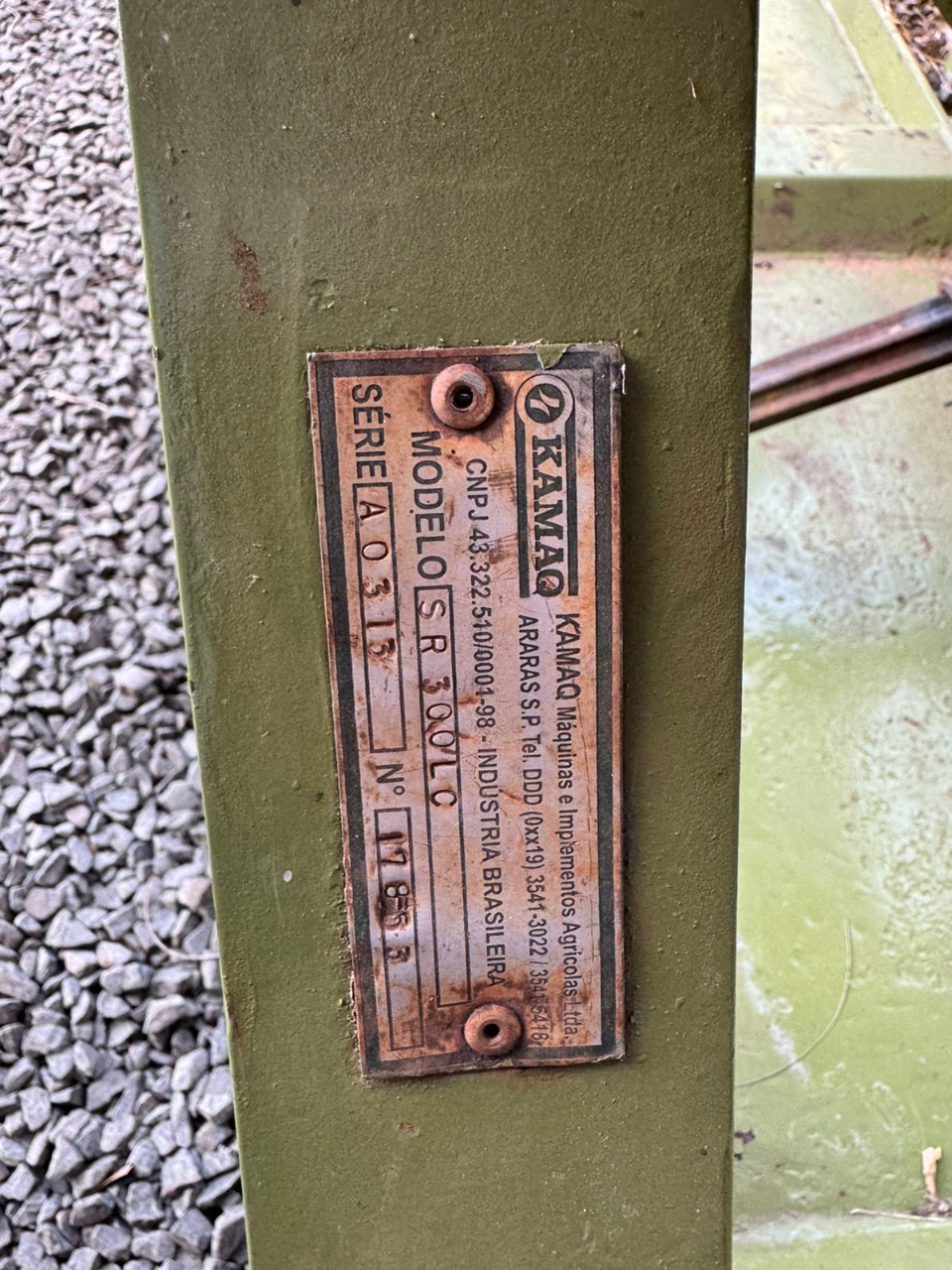 Roçadeira kamaq ano 2013 Com 3 mrs de largura  Revisado único dono  Pronto para trabalhar  Oportunidade de negócios  Valor 32 mil - Foto 8